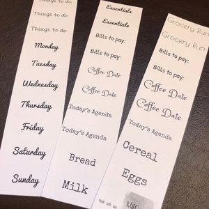 Planner Stickers/party favor stickers